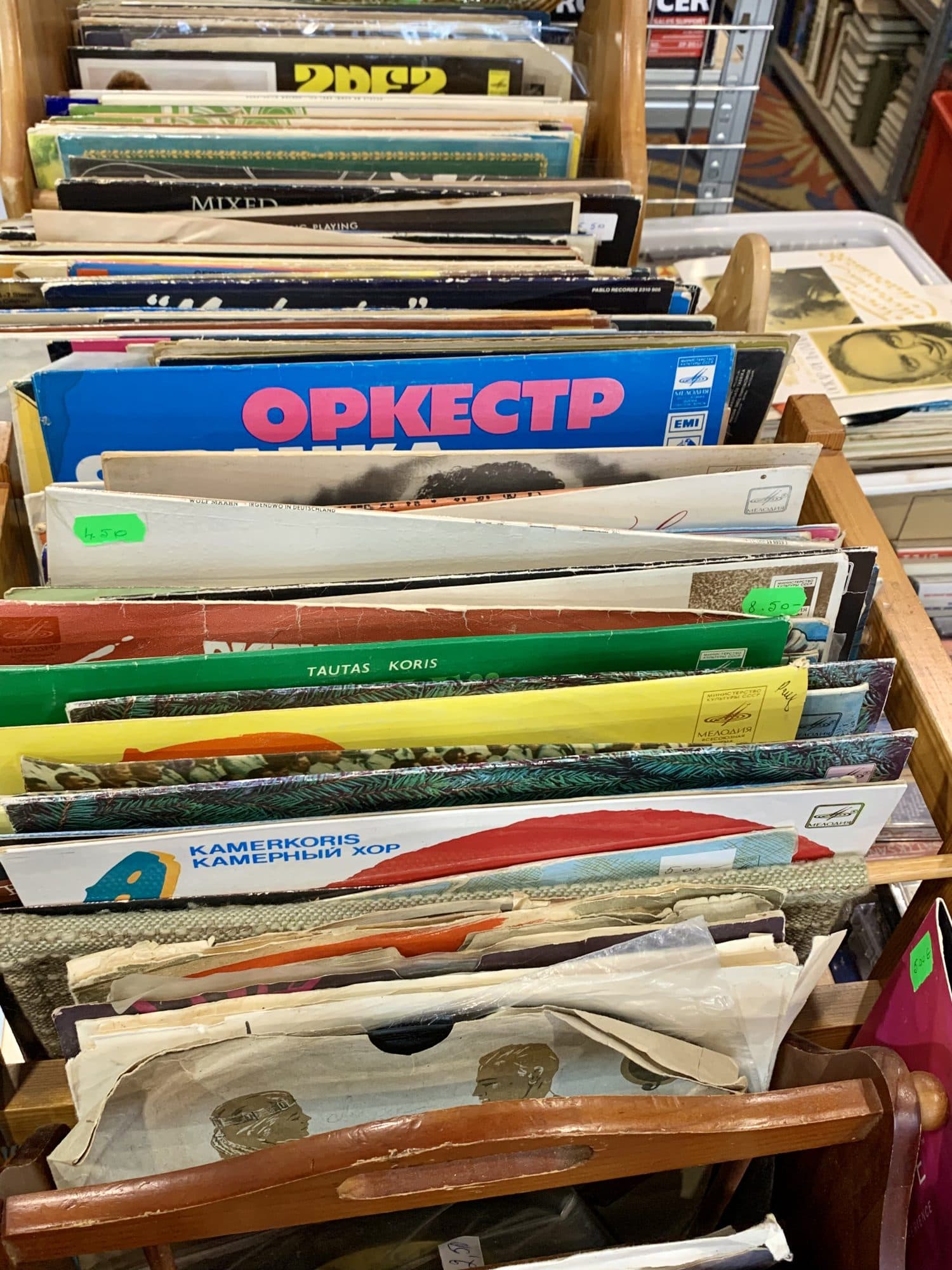 Vintāžas vinila skaņuplates, dažādi žanri, retro