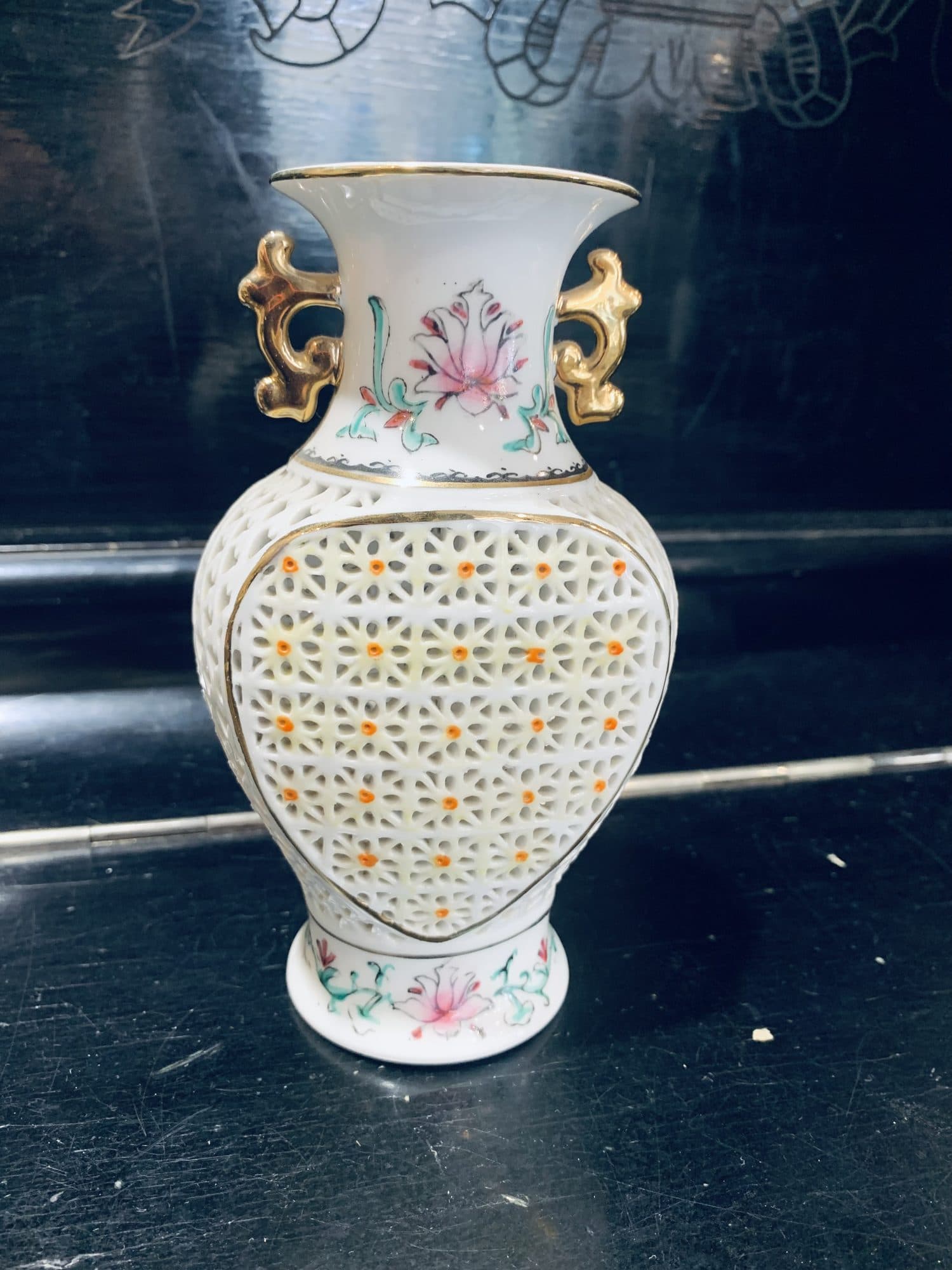 Vintāžas Royal Bavaria porcelāna vāze, 1940. gadi