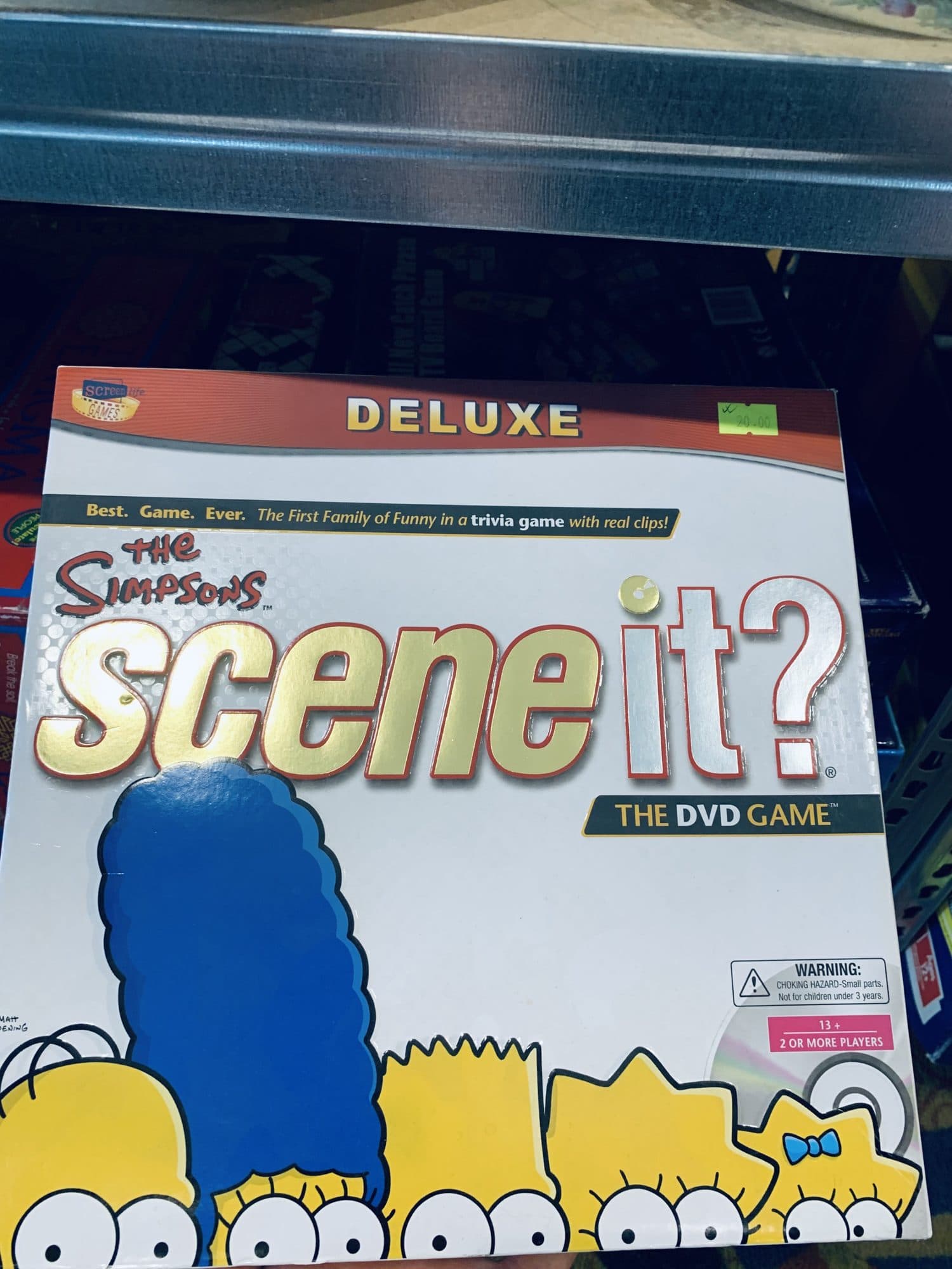 Galda spēle The Simpsons Scene It? Deluxe DVD Game