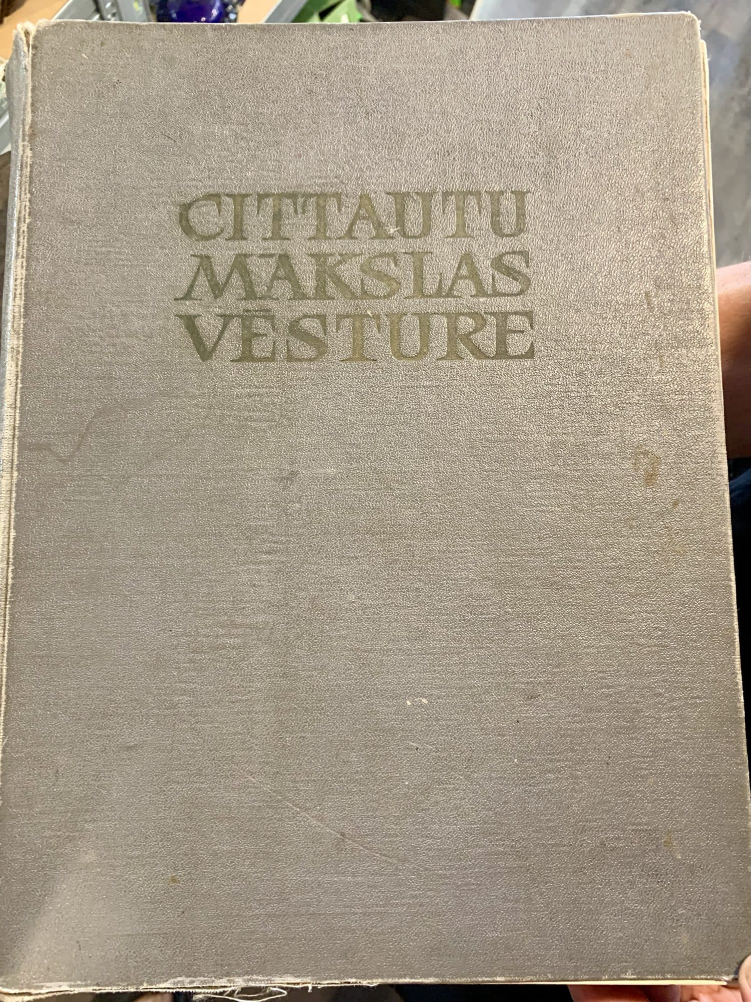 Grāmata "Cittautu mākslas vēsture", 3. sējums, 1974. gads